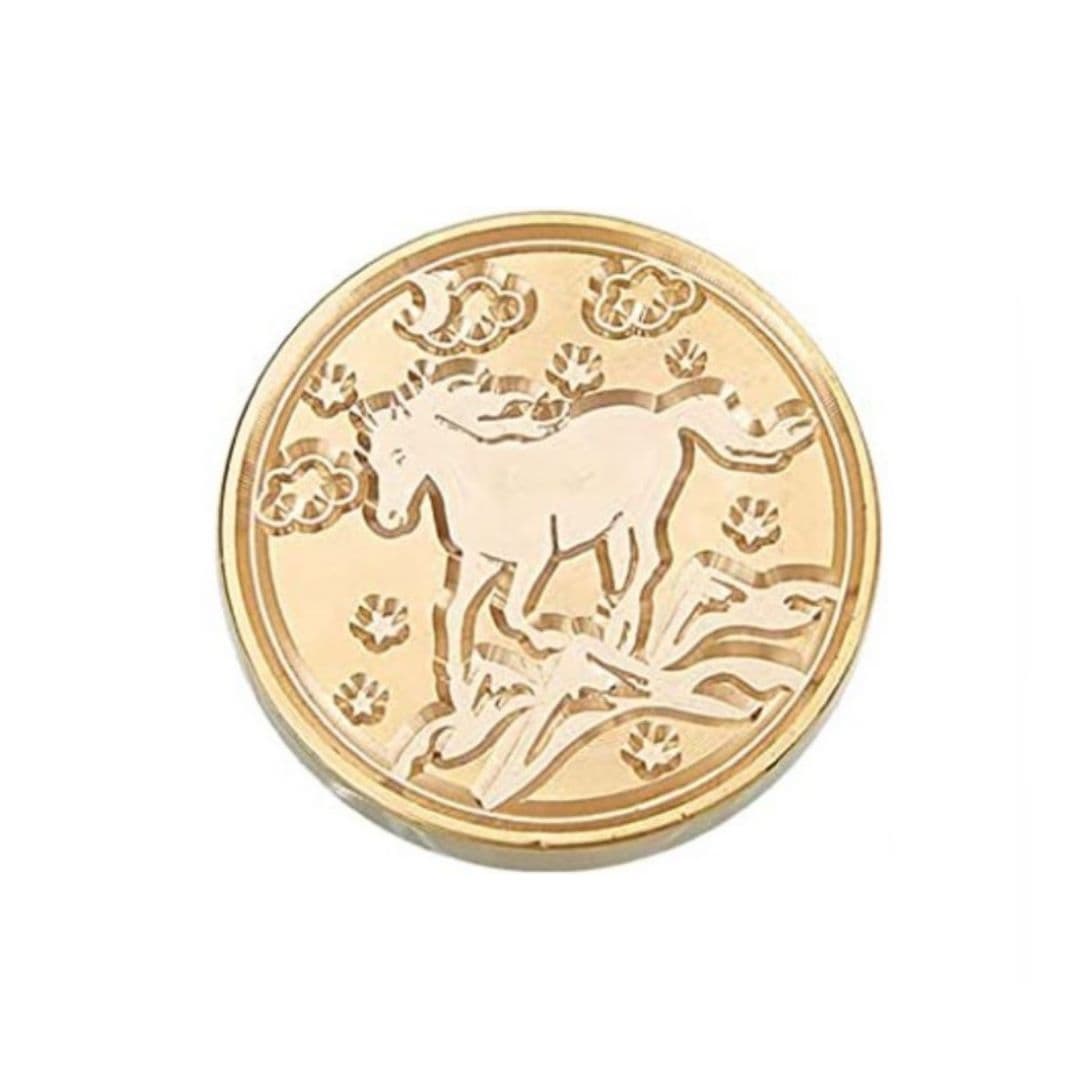 Crasphire pečetidlo 25 mm s motivem koně v cvalu