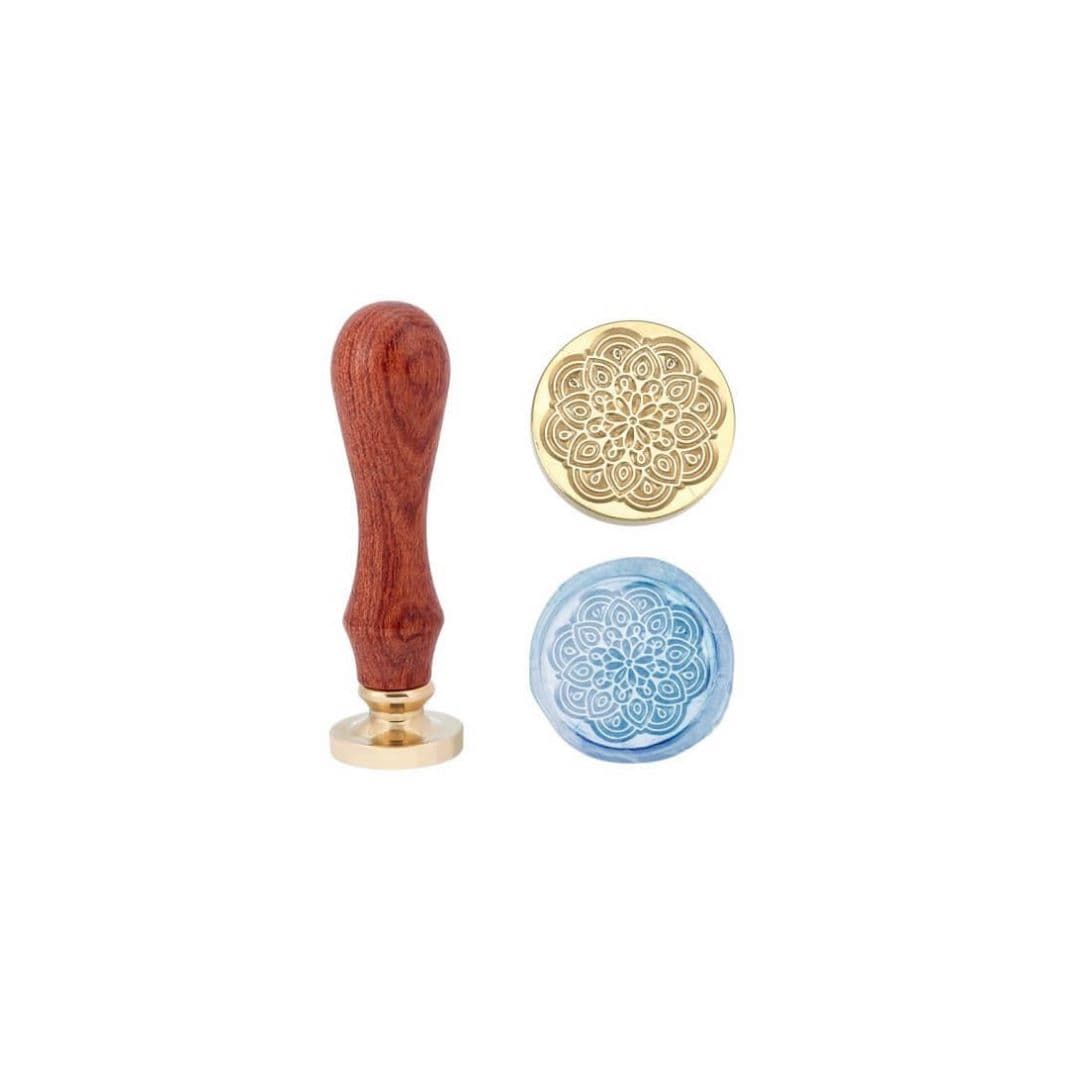 Crasphire pečetidlo 25 mm s mandala vzorem SD0001-46A