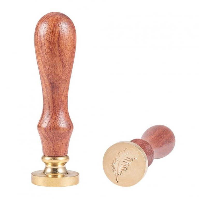 Crasphire pečetidlo 25 mm s motivem pírka WH0096-36D