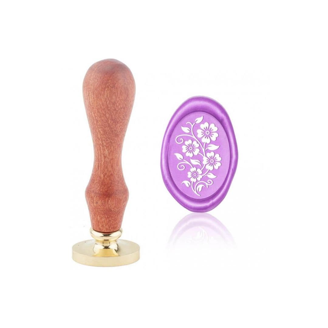 Crasphire WH0212-202 pečetidlo 25 mm s motivem květů