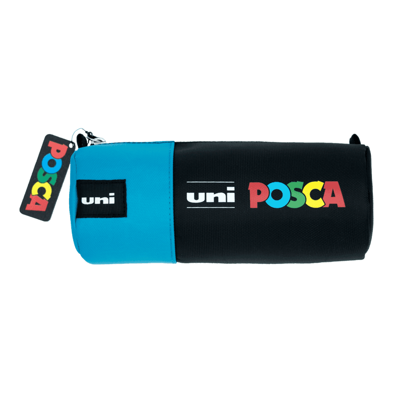 Uni Penál POSCA modro-černý pro popisovače a psací potřeby
