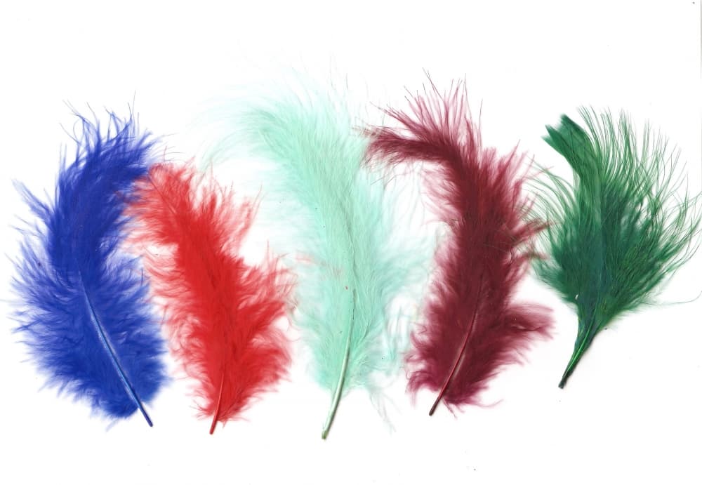 Peříčka barevný mix sada pro kreativní tvoření dětí