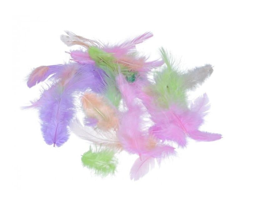 Titanum pastelová peříčka 10 g pro kreativní tvoření