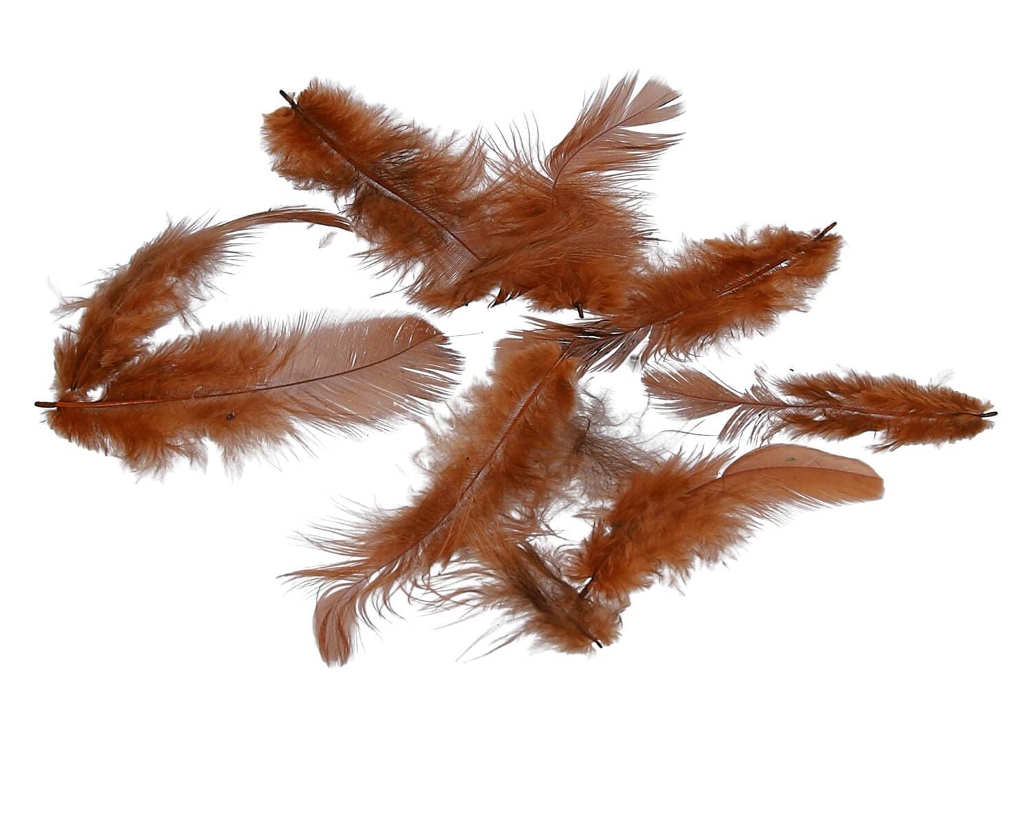 Titanum hnědá teracotta dekorativní peříčka 10 g kreativní tvoření