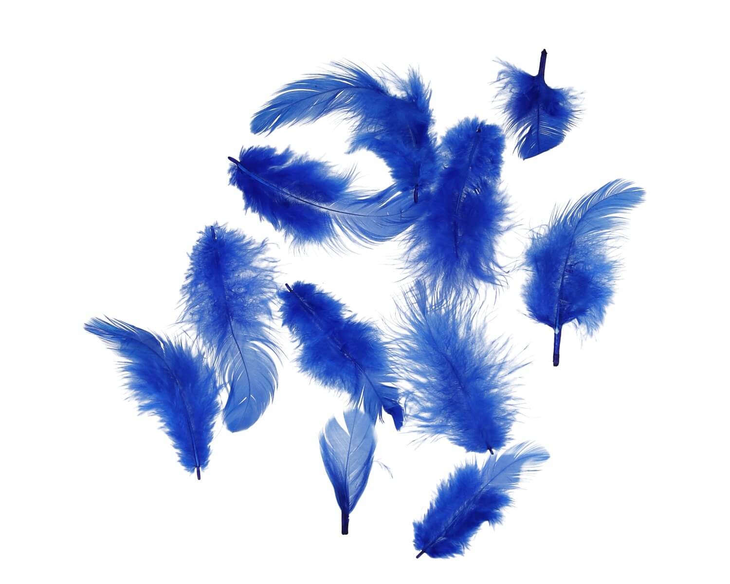 Titanum modrá ultramarín dekorativní peříčka 10g kreativní tvoření