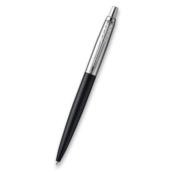 Parker Jotter XL Matte Black CT pero přední pohled