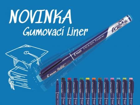 Pilot Frixion 4104 modré pero základní barva jednotlivě