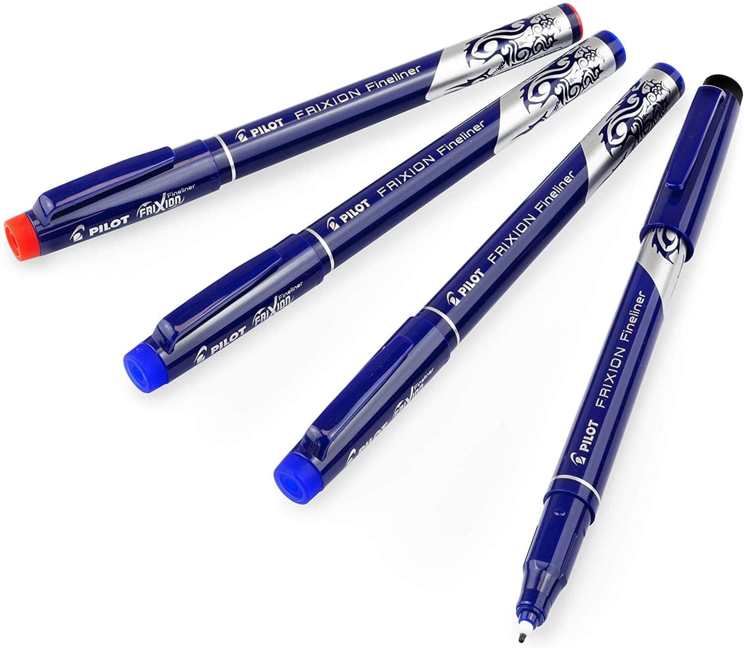 Pilot Frixion 4104 modré pero šířka stopy 0,45 mm