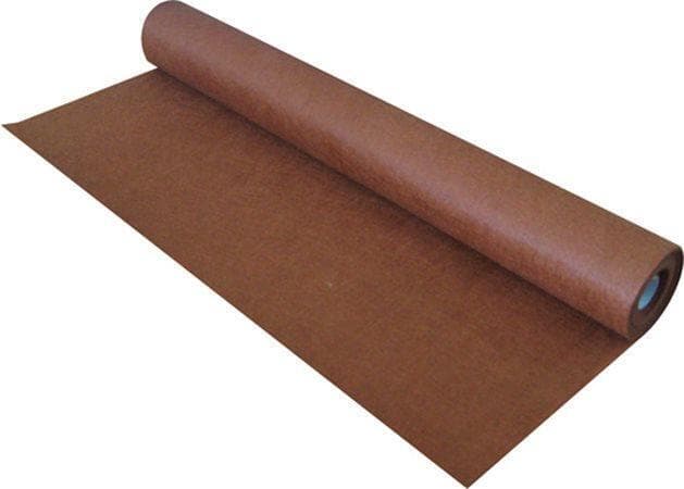 Hnědá měkká plsť v roli 50x200 cm