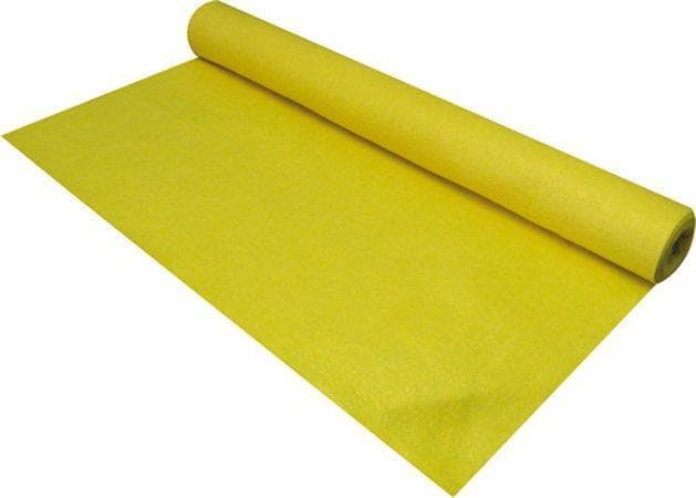 Žlutá měkká plst role 50 cm x 200 cm