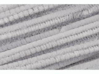 Heyda plyšový drát šedý 8mm 50cm 10 kusů