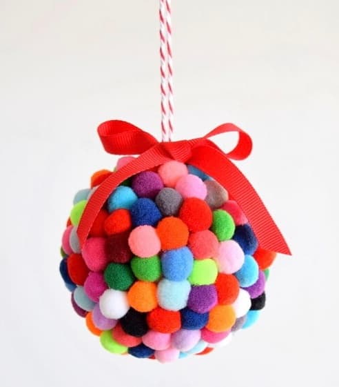 Titanum pompom bambulky použití scrapbooking projekty tvoření