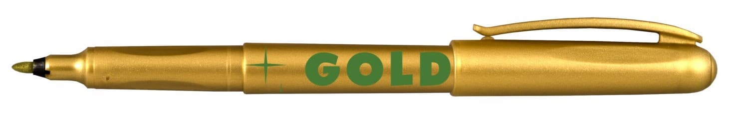 Popisovač Centropen 2670 zlatý fix 1 mm