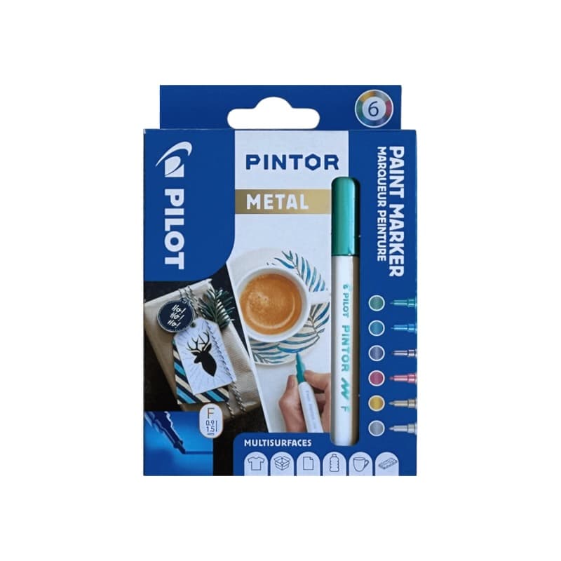 Pilot PINTOR F 1 mm sada kovových popisovačů