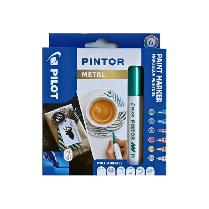 Pilot PINTOR M 1,4 mm sada Metal popisovačů