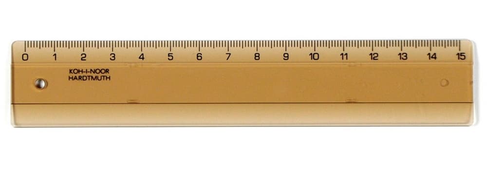 Koh-i-Noor pravítko 20 cm průhledné školní pomůcka