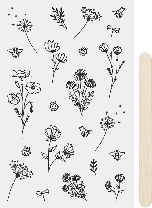 Detail černého Propisotu Heyda formát 10x19 cm