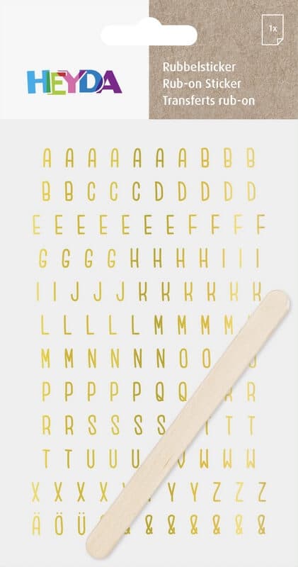 Heyda zlatý propisot bordury 10x19 cm dekorace