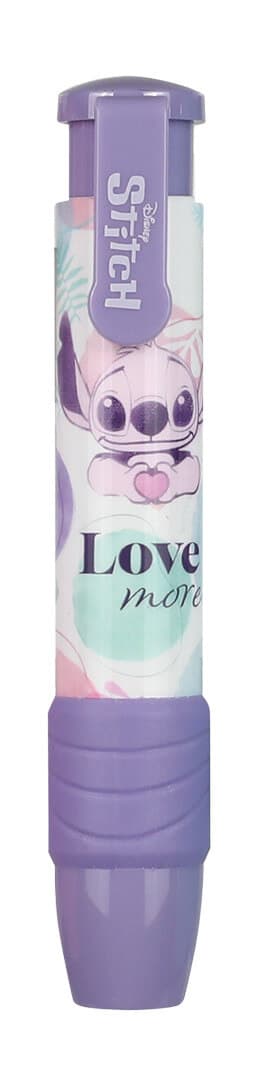 Colorino vysouvací pryž Stitch fialová barva těla