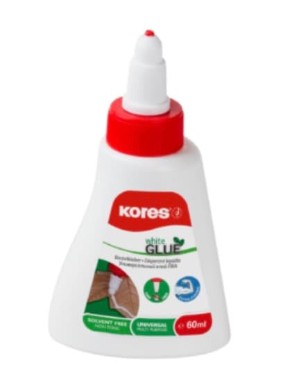 Disperzní bílé PVA lepidlo Kores 60 ml