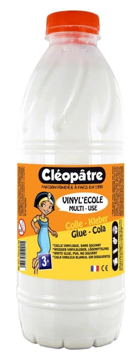 Cleopatre PVA vinylové lepidlo 1 kg bílé
