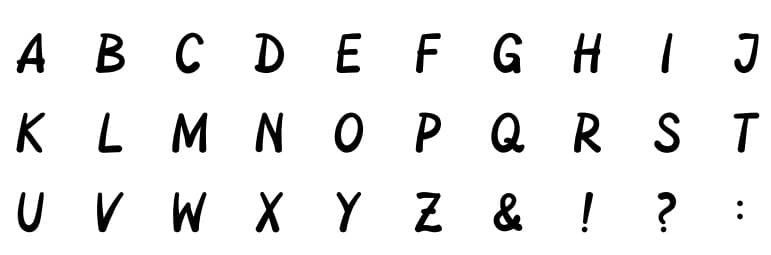 Sada 30 razítek Heyda Abeceda pro kreativní tvoření