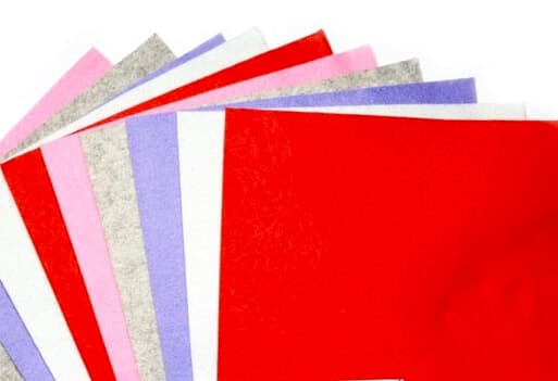 Sada filců Valentýn A4 180g 10 kusů kreativní tvoření