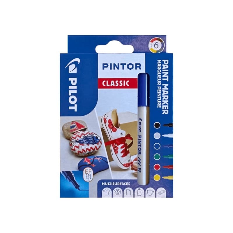 Pilot PINTOR F 1 mm Classic sada fixů popisovačů