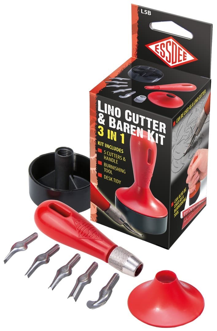 EssDee sada pěti rydel na linoryt s barenem