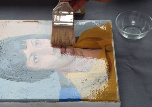 Pébéo bezbarvý lak satin boční pohled lahvička 75ml