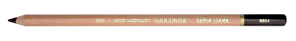Koh-i-Noor sepie tmavě hnědá kresličská tužka detail