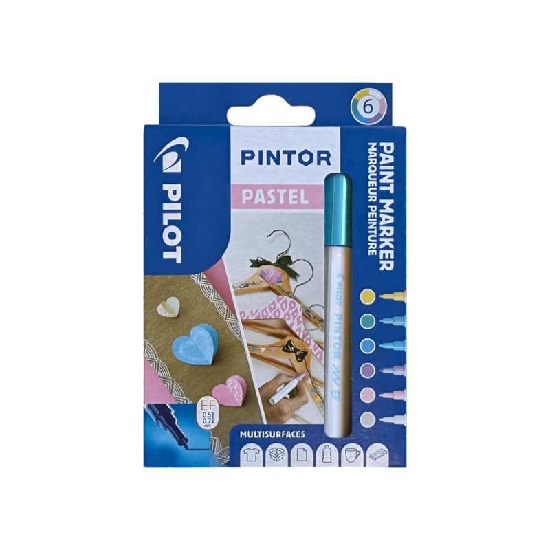 Sada Pilot PINTOR EF 0,7 mm Pastel popisovače