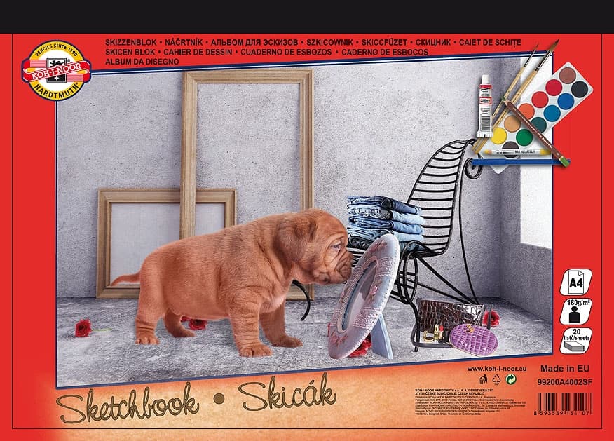 Skicák A4 Koh-i-Noor 20 listů 180g papír