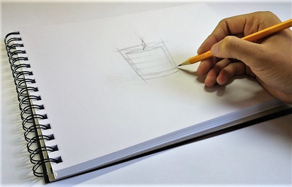 Kreslení suchými technikami do skicáku Bobo-Blok A5