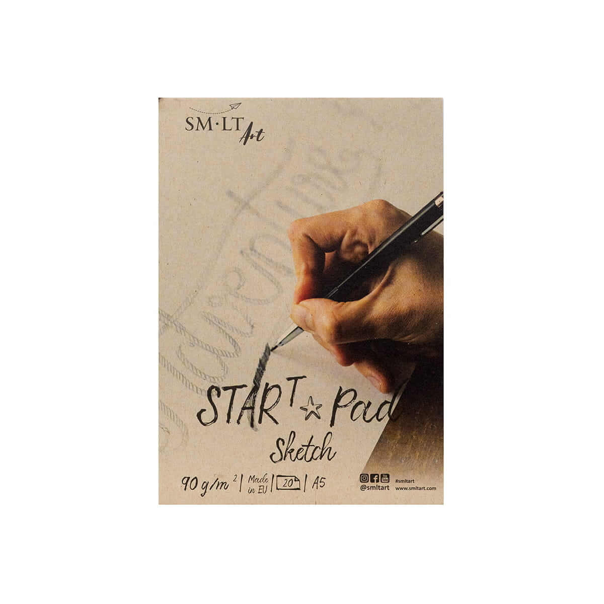 SM.LT Star Pad skicák A5 lepený blok 90g