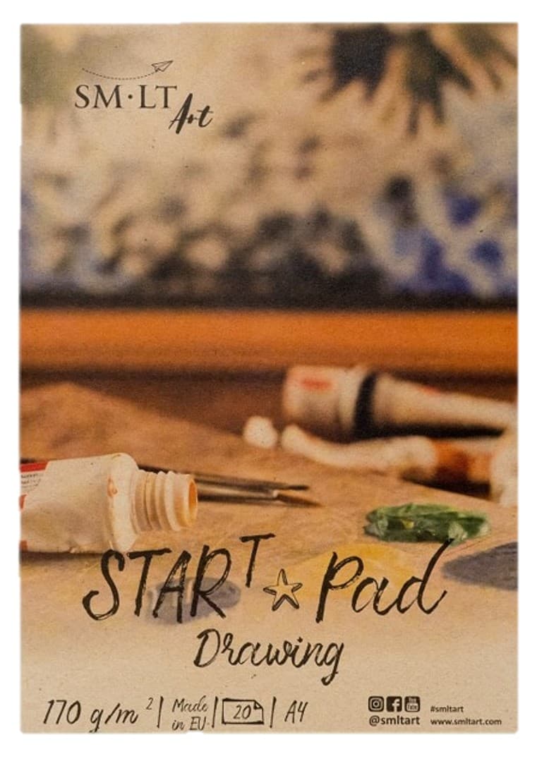 SM.LT Skicák Drawing Star A4 170g lepený blok