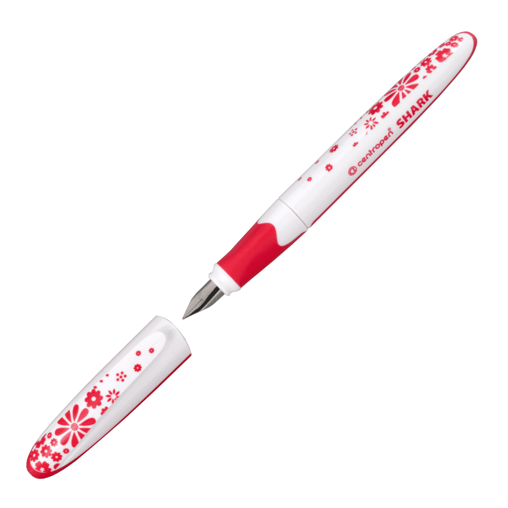 Školní plnící pero Centropen Shark jednotlivě čelní pohled