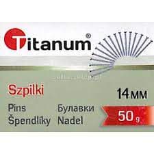 Titanum špendlíky 14mm 50g pro scrapbooking kreativní tvoření