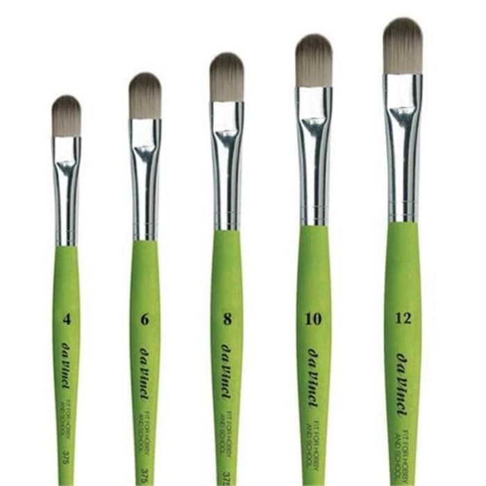 Krátký akrylový štětec DaVinci 375 hobby malování