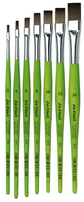 DaVinci štětec 374-4 krátký pro hobby a školu