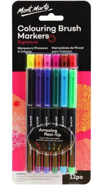 MontMarte štětečkové fixy 12 ks blistr balení