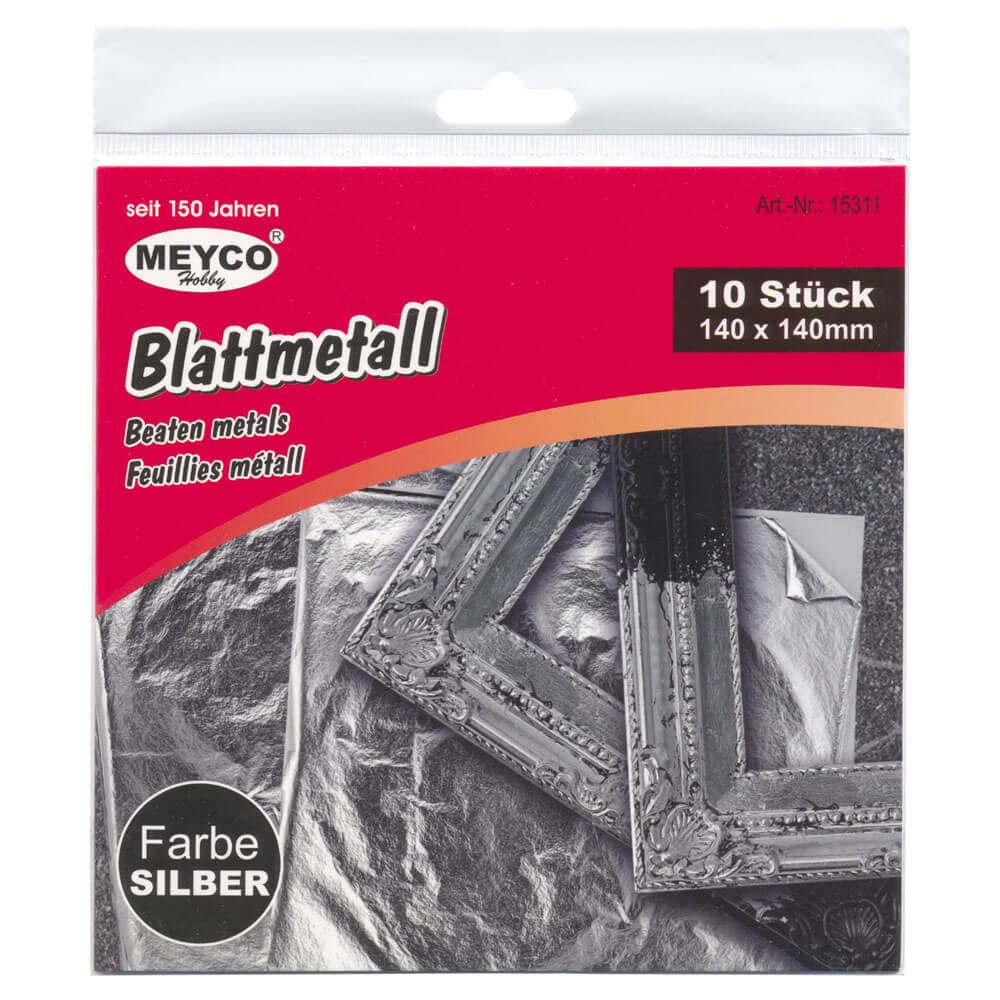 Stříbrné plátky Meyco 14x14 cm sada 10 kusů