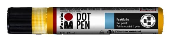 Marabu Dot Pen tečkovací pero žlutá 25 ml
