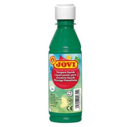Školní temperová barva Jovi tmavě zelená 250 ml