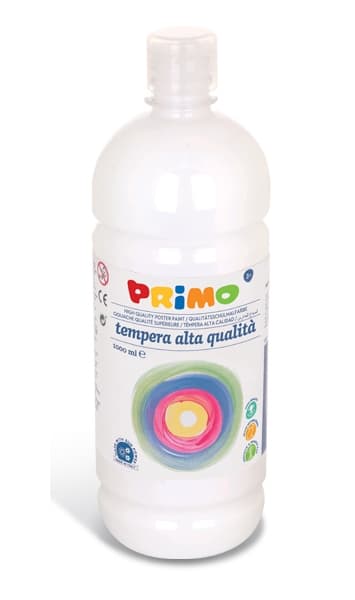 PRIMO Alta bílá temperová barva 1l školní