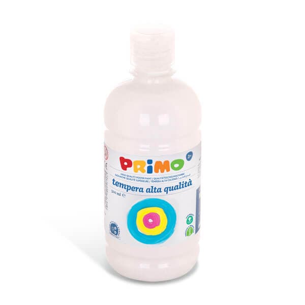 Tempera PRIMO Alta 500 ml bílá základní barva