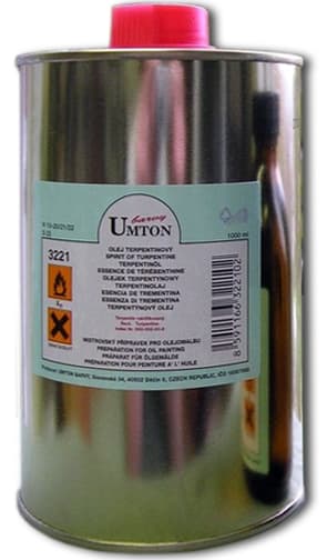 Umton terpentinový olej 1000 ml pro olejové barvy
