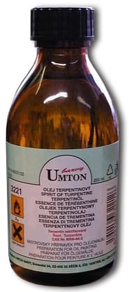 Umton terpentinový olej 200 ml pro olejové barvy