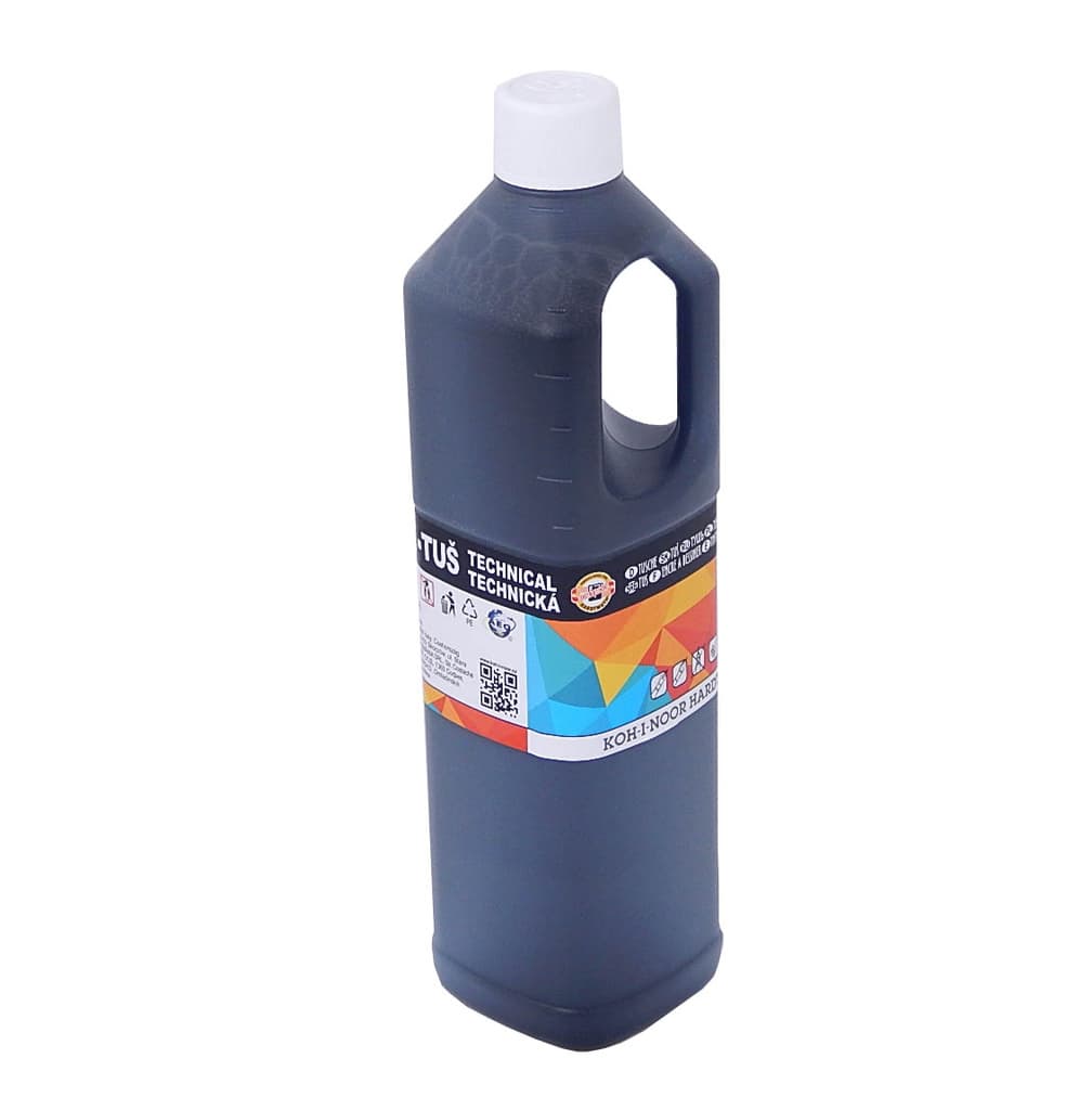 Koh-i-Noor černý tuš 1000 g láhev