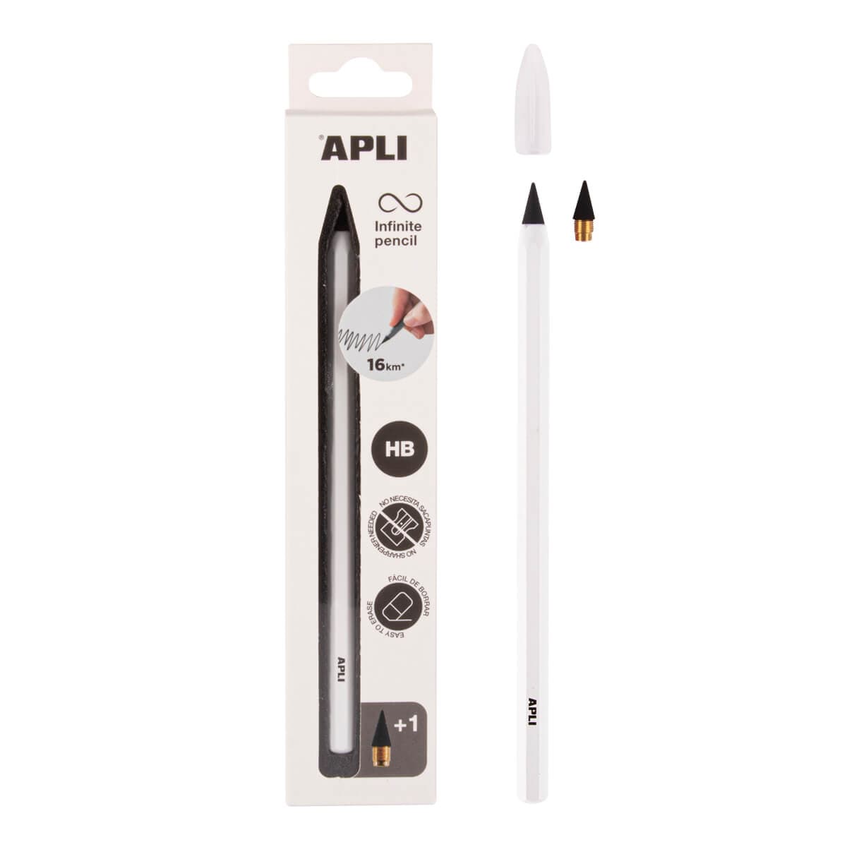 Tužka grafitová Apli Aero Journal 1777 HB předek